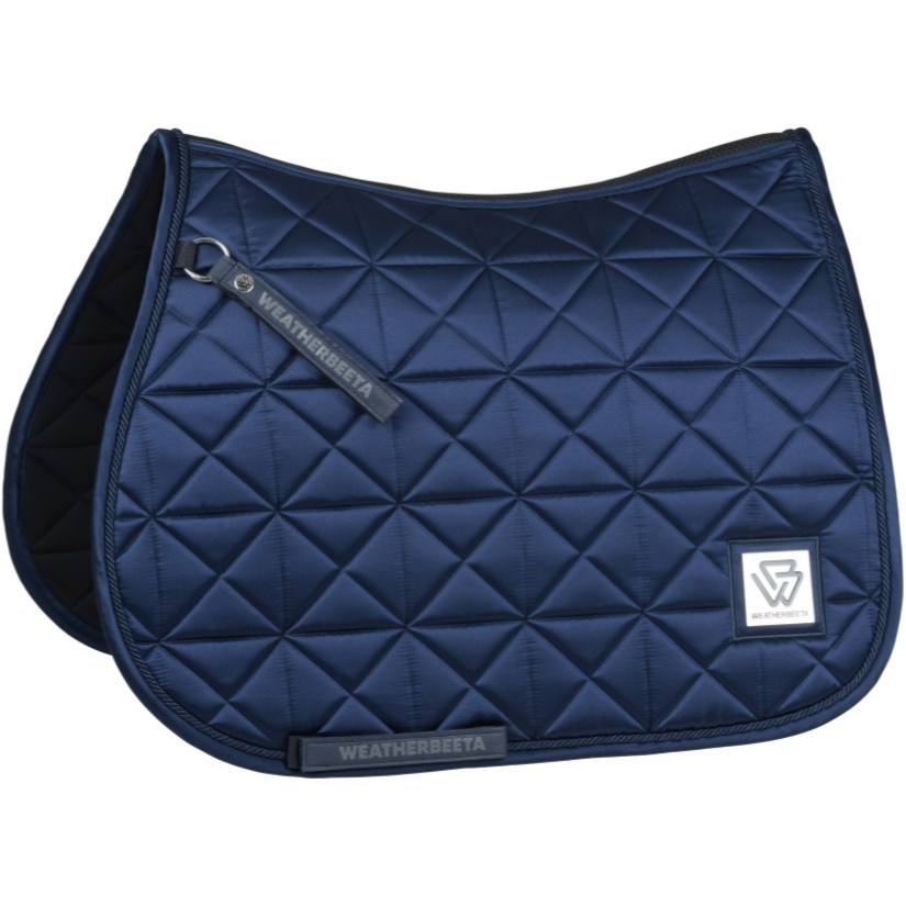 2026 WeatherBeeta Satin Luxe Air-Tec Euro Saut En Forme Tapis De Selle 1030349 - Navy